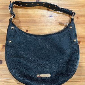 Michael Kors Hayes Black Leather Studded Handbag